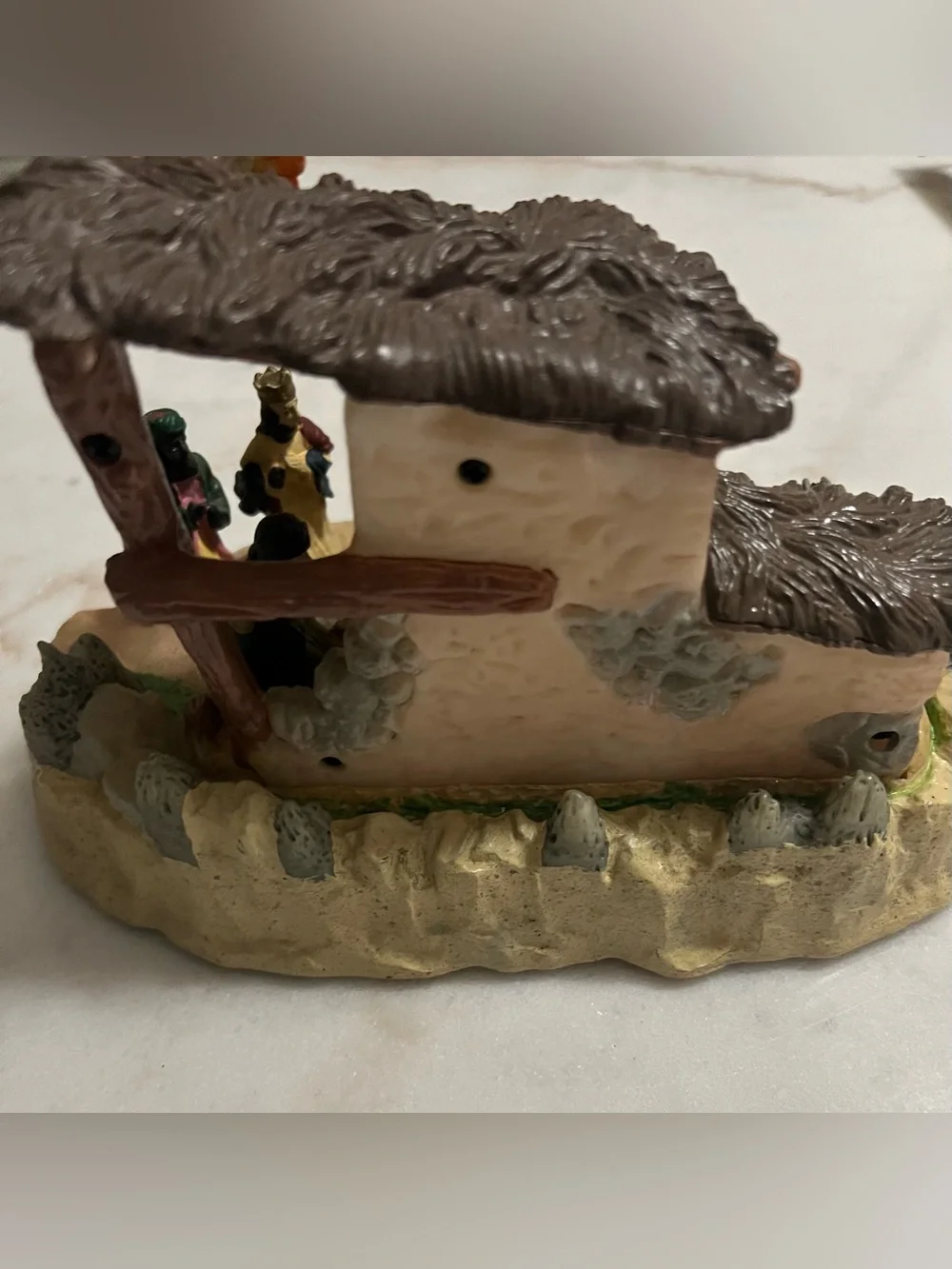 Vintage 2002 GEMMY Christmas Talking Narrated Light Up Nativity Scene Tested
